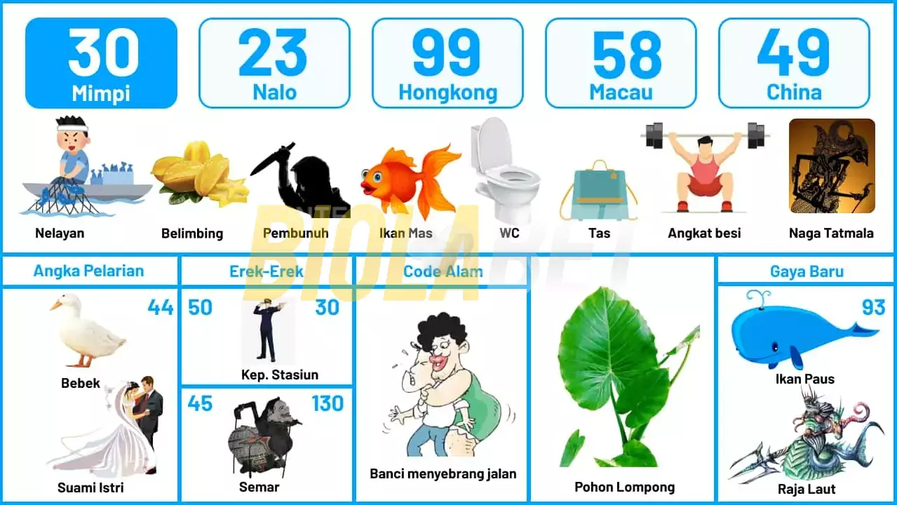 buku mimpi erek erek togel 30